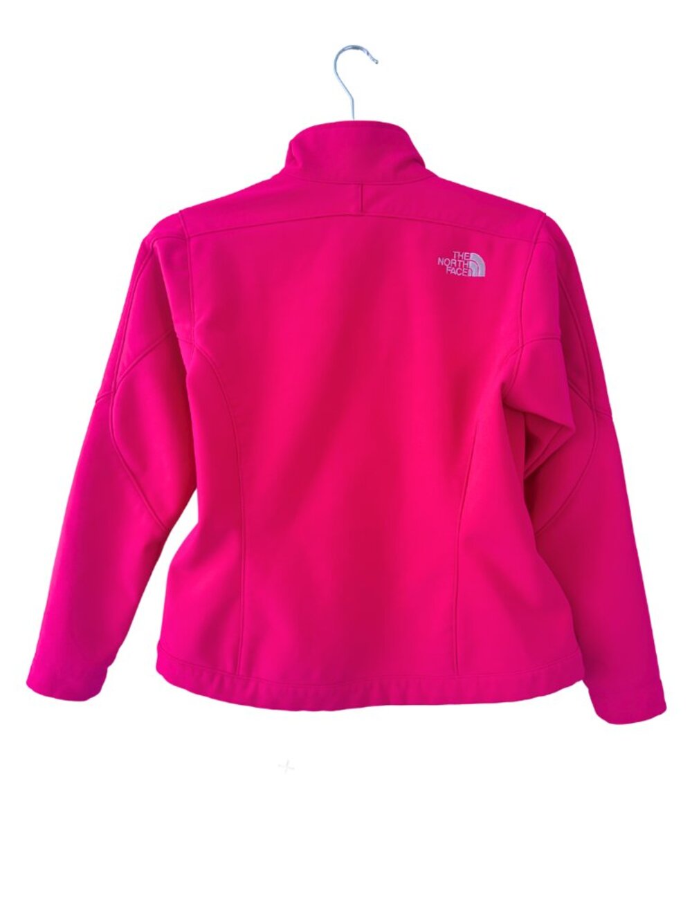 The North Face Pink Softshell Jacket Full Zip Lightweight Stretch Women’s Small - Picture 3 of 6